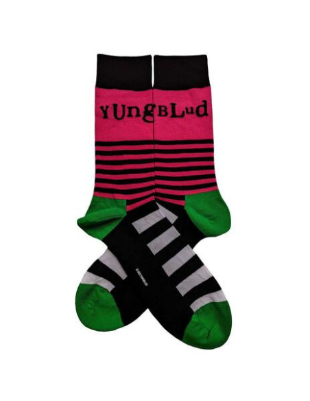 Yungblud: Logo and Stripes (Calzini Unisex Tg. Uk 7 - 11)
