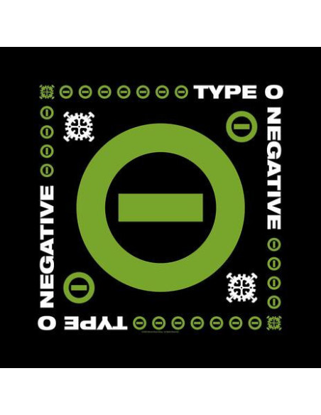 Type O Negative - Type O Negative Unisex Bandana: Negative Symbol