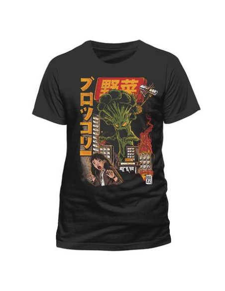 Ilustrata Studio: Pyramid - The Broccozilla Black (T-Shirt Unisex Tg. XL)