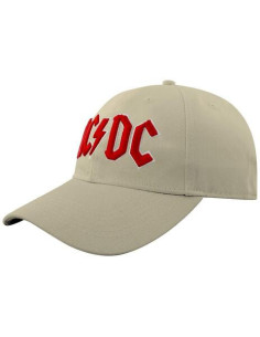 Ac/Dc: Baseball Red Logo (Sand) (Cappellino)