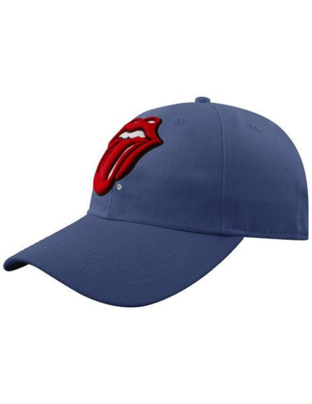Rolling Stones (The): Baseball Classic Tongue (Denim Blue) (Cappellino)