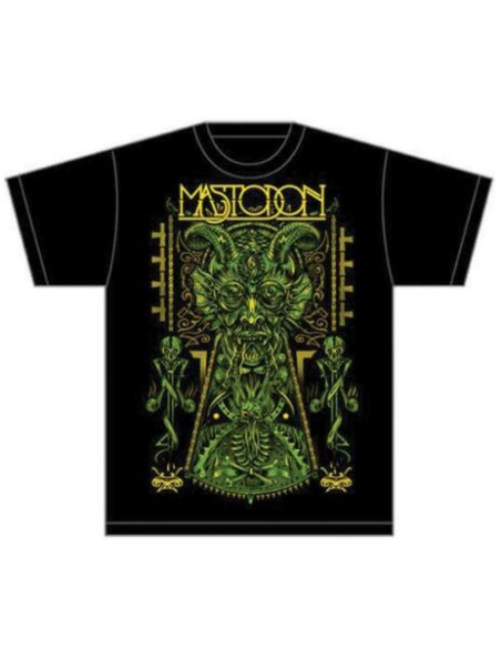 Mastodon: Devil On Black (T-Shirt Unisex Tg. S)