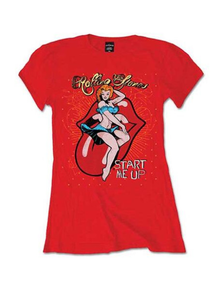 Rolling Stones (The): Start Me Up (T-Shirt Donna Tg. L)