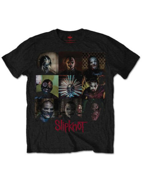 Slipknot: Blocks Black (T-Shirt Unisex Tg. XL)