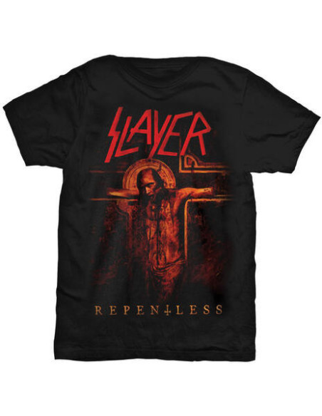 Slayer: Crucifix Black (T-Shirt Unisex Tg. S)