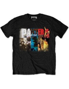 Pantera: Album Collage Black (T-Shirt Unisex Tg. S)