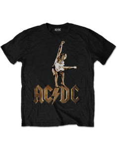 Ac/Dc: Angus Statue Black (T-Shirt Unisex Tg. 2XL)