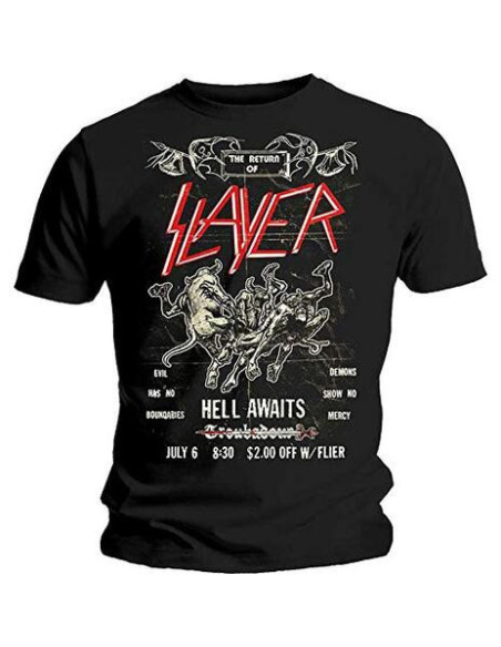 Slayer: Vintage Flyer (T-Shirt Unisex Tg. XL)