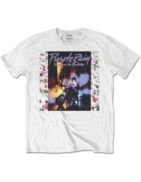 Prince: Purple Rain Album (T-Shirt Unisex Tg. L)