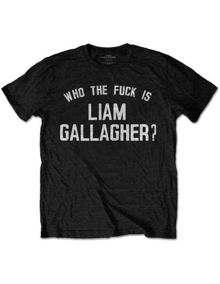 Liam Gallagher: Who The Fuck (T-Shirt Unisex Tg. S)