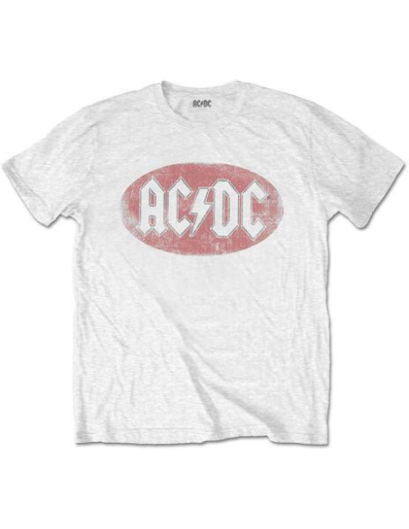 Ac/Dc: Oval Logo Vintage (T-Shirt Unisex Tg. M)