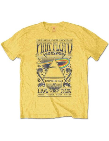 Pink Floyd: Carnegie Hall Poster (T-Shirt Unisex Tg. XL)