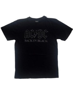 Ac/Dc: Back In Black (T-Shirt Unisex Tg. M)