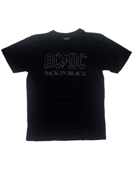 Ac/Dc: Back In Black (T-Shirt Unisex Tg. L)