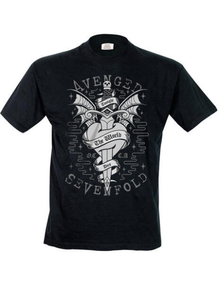 Avenged Sevenfold: Cloak And Dagger Black (T-Shirt Unisex Tg. L)