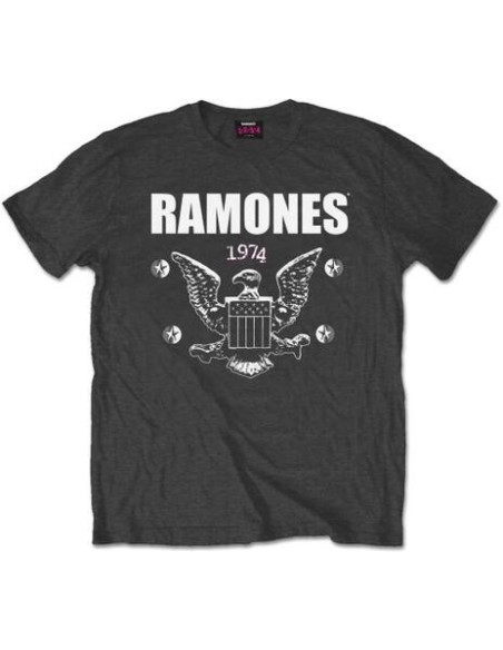 Ramones: 1974 Eagle (T-Shirt Unisex Tg. S)