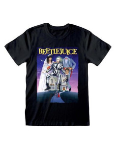 Beetlejuice: Poster Black Logo (T-Shirt Unisex Tg. S)