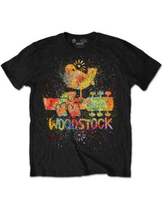 Woodstock: Splatter Special Edition Black (T-Shirt Unisex Tg. L)