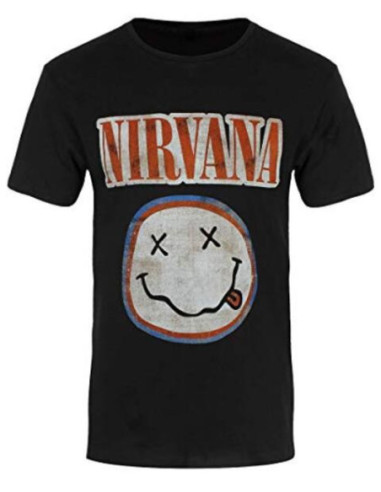 Nirvana: Distressed Logo (T-Shirt...