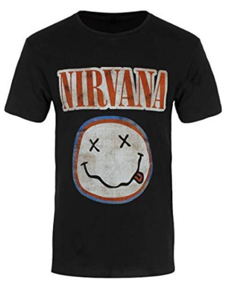 Nirvana: Distressed Logo (T-Shirt Unisex Tg. XL)