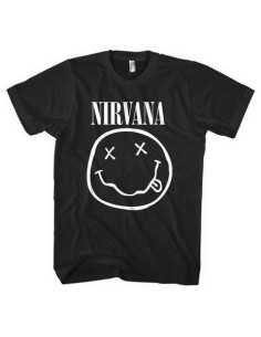 Nirvana: White Smiley (T-Shirt Unisex Tg. M)