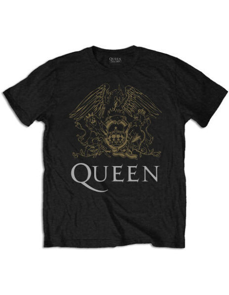 Queen: Crest (T-Shirt Unisex Tg. S)