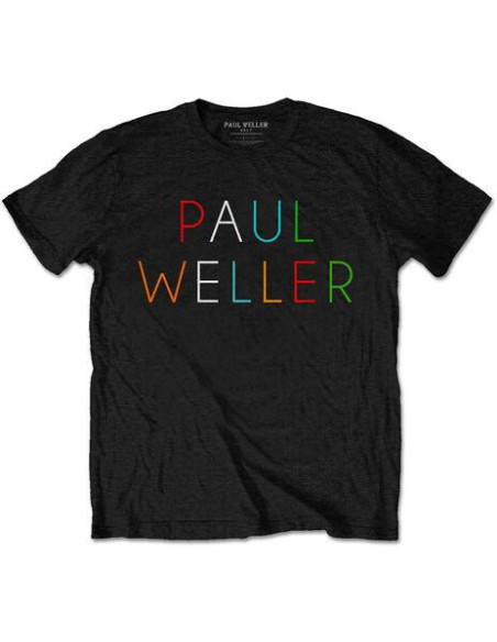 Paul Weller: Multicolour Logo (T-Shirt Unisex Tg. XL)