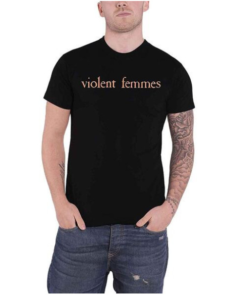 Violent Femmes: Salmon Pink Vintage Logo (T-Shirt Unisex Tg. M)
