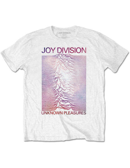 Joy Division: Space - Unknown Pleasures Gradient (T-Shirt Unisex Tg. L)