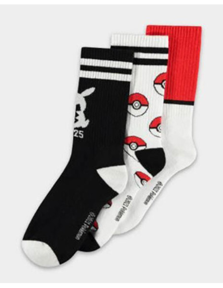 Pokemon: Sport Socks (Calzini Tg. 39/42) (3-Pack)
