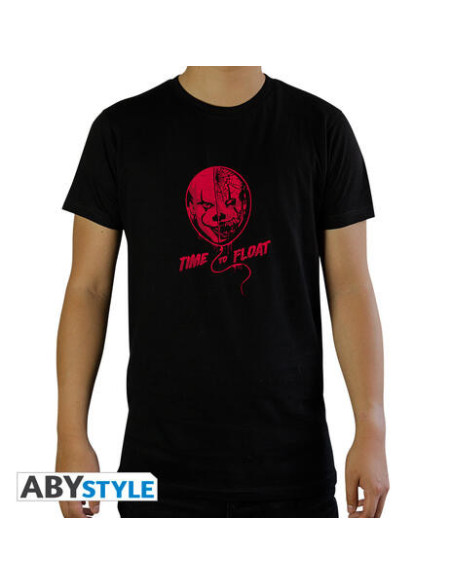 It: Time To Float Black Basic (T-Shirt Unisex Tg. L)