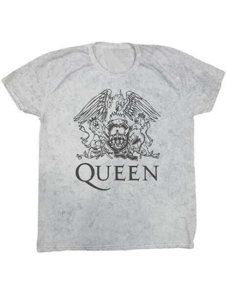 Queen: Crest (Wash Collection) (T-Shirt Unisex Tg. M)