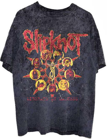 Slipknot: Liberate (Back Print and Wash Collection) (T-Shirt Unisex Tg. XL)