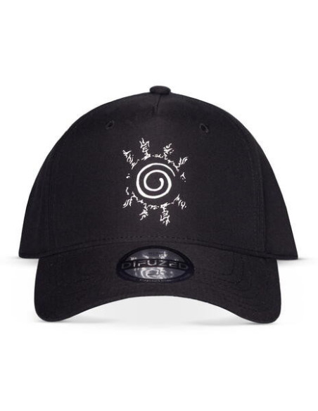 Naruto Shippuden: Men's Adjustable Cap Black (Cappellino) v1