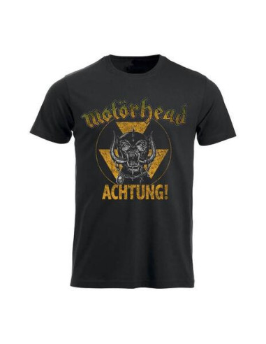 Motorhead: Achtung (T-Shirt Unisex Tg.S)