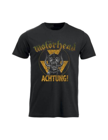 Motorhead: Achtung (T-Shirt Unisex Tg.M)