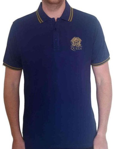 Queen: Crest Logo (Polo Shirt Unisex...