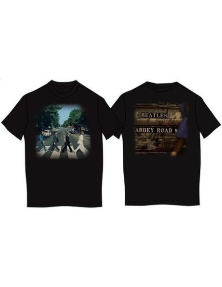 Beatles (The): Abbey Road Black (T-Shirt Unisex Tg. S)