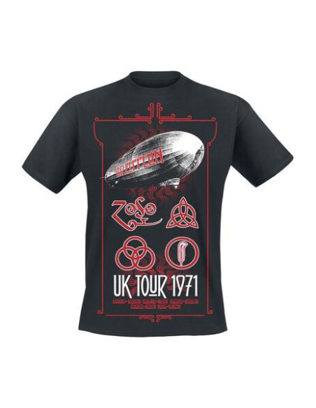 Led Zeppelin: Uk Tour 1971 (T-Shirt Unisex Tg. 2XL)