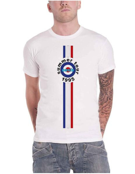 Oasis: Stripes '95 (T-Shirt Unisex Tg. S)