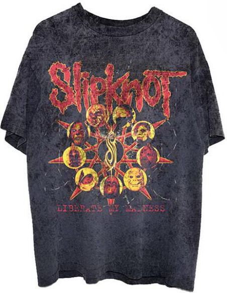 Slipknot: Liberate (Back Print and Wash Collection) (T-Shirt Unisex Tg. M)
