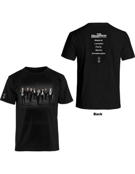 Ateez: Fellowship Tour Euro Photo (Back Print) (T-Shirt Unisex Tg. S)