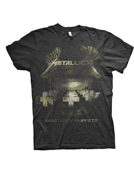 Metallica: Master Of Puppets Distressed (T-Shirt Unisex Tg. M)
