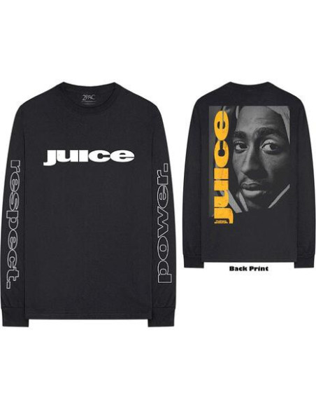 Tupac: Changes (Back and Arm Print) (Maglia Manica Lunga Unisex Tg. L)