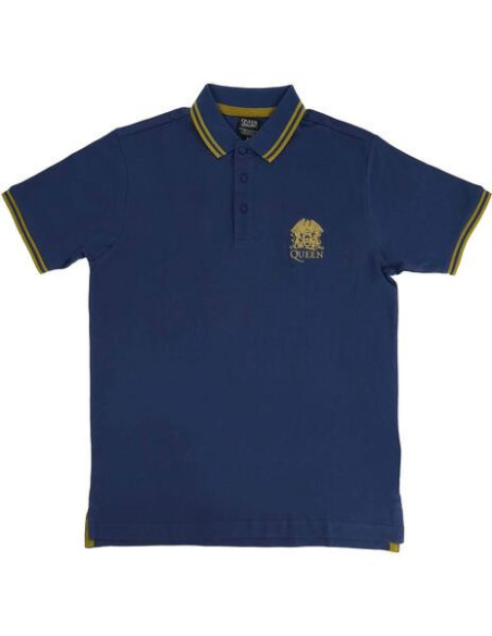 Queen: Crest Logo (Polo Shirt Unisex Tg. 2XL)