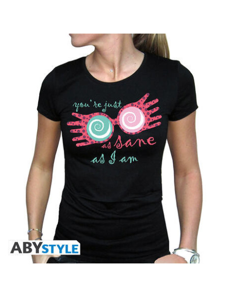 Harry Potter: Luna Lovegood Black Basic (T-Shirt Donna Tg. M)