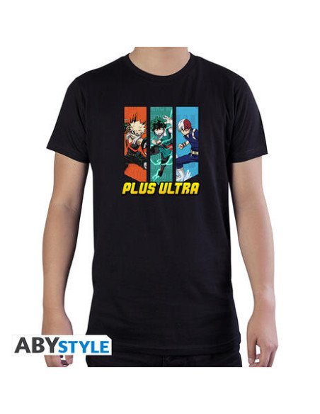My Hero Academia: Heroes' Colors Black Basic (T-Shirt Unisex Tg. S)