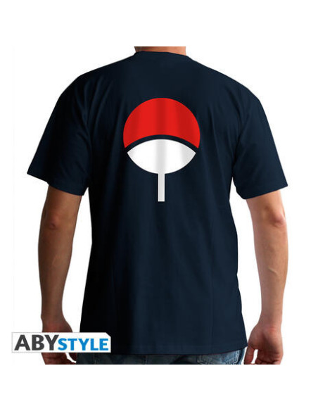 Naruto Shippuden: Uchiha Navy Basic (T-Shirt Unisex Tg. L)