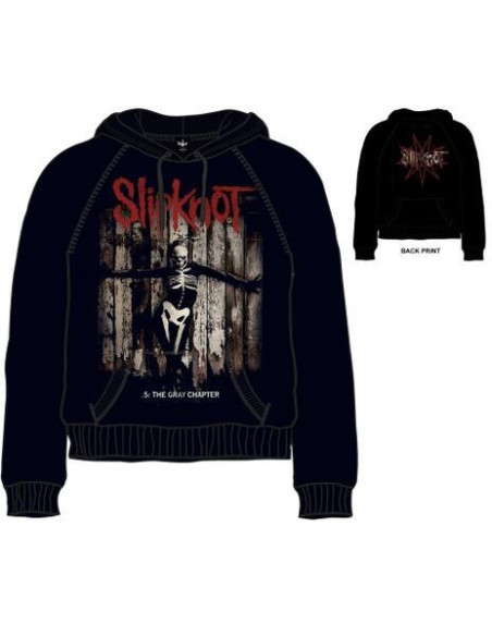 Slipknot: .5 The Gray Chapter (Felpa Con Cappuccio Unisex Tg. XL)