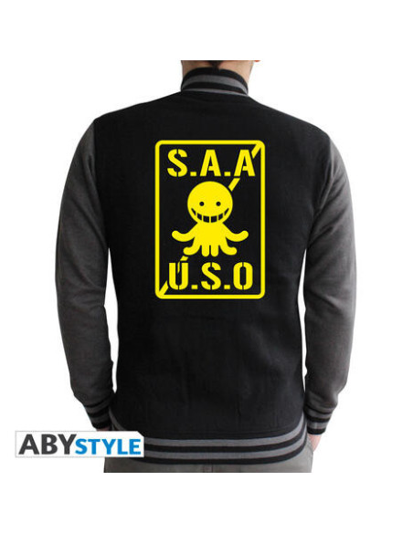 Assassination Classroom: S.A.A.U.S.O Black/Dark Grey (Giacca Unisex Tg. M)